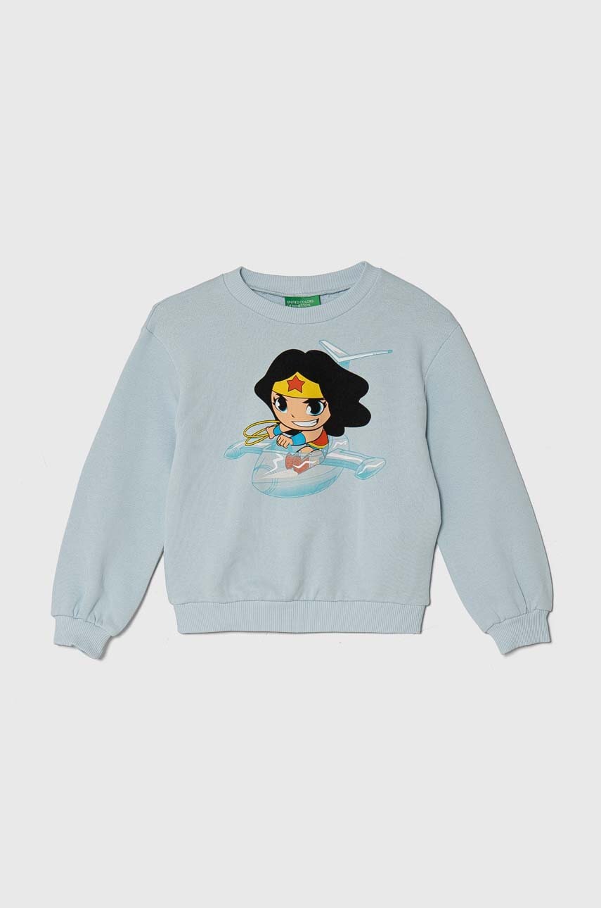 Дитяча бавовняна кофта United Colors of Benetton x DC